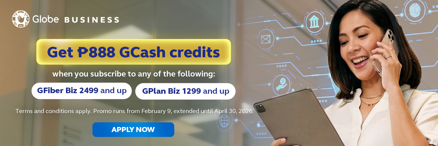 Globe Business iPhone 17 hero banner